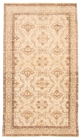 Turkish Antalya Vintage 4'0" x 7'3" Hand-knotted Wool Rug 