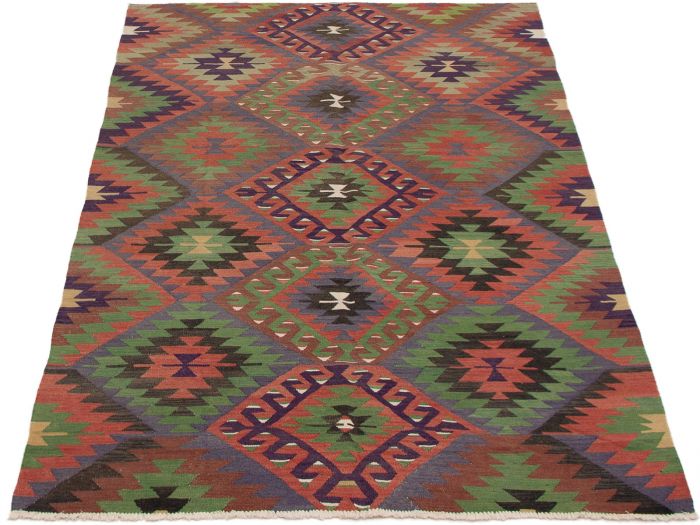 Kilim sivas 4'10" x 9'0" en laine