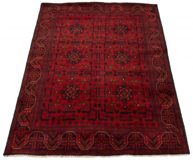 Afghan Finest Khal Mohammadi 5'1" x 6'3" Hand-knotted Wool Rug 