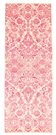 Pakistani Lahore Finest Collection 4'2" x 12'0" Hand-knotted Wool Rug 