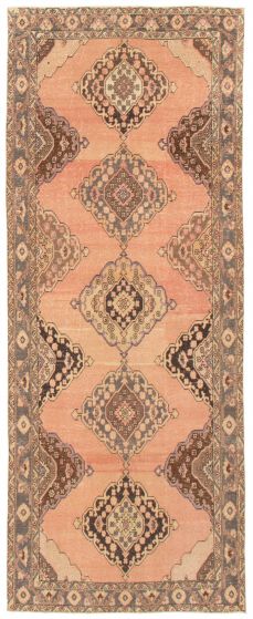 Turkish Anadol Vintage 4'10" x 12'6" Hand-knotted Wool Rug 