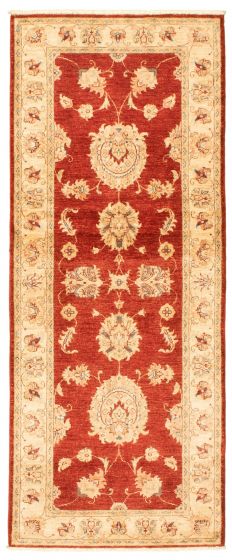 Afghan Chobi Finest 2'9" x 6'10" Hand-knotted Wool Rug 