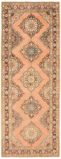Turkish Anadol Vintage 4'8" x 12'8" Hand-knotted Wool Rug 