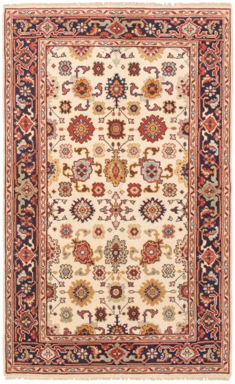 Indian Serapi Heritage 5'0" x 8'2" Hand-knotted Wool Rug 