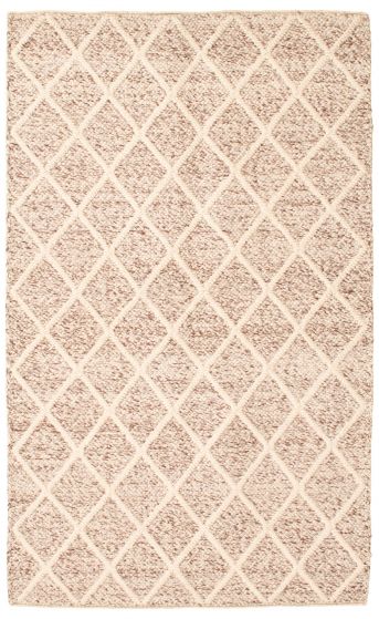 Indian Sienna 5'0" x 8'4" Braided Weave Wool Rug 