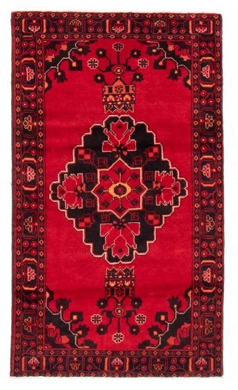 Persian Style 3'11" x 6'11" Hand-knotted Wool Rug 