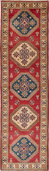 Afghan Finest Ghazni 2'8" x 10'0" Hand-knotted Wool Rug 
