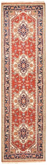 Indian Serapi Heritage 2'7" x 10'0" Hand-knotted Wool Rug 