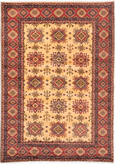 Afghan Finest Kargahi 7'0" x 10'0" Hand-knotted Wool Rug 