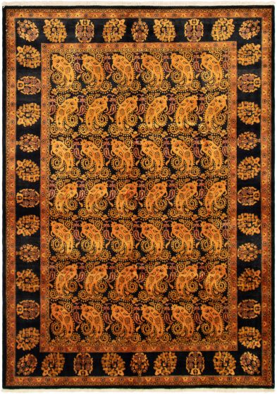 Pakistani Pako Persian 18 Of 20 6'2" x 8'8" Hand-knotted Wool Rug 