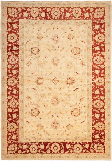 Afghan Chobi Finest 11'10" x 17'0" Hand-knotted Wool Rug 