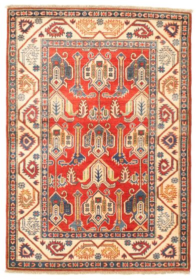 Afghan Finest Ghazni 3'5" x 4'10" Hand-knotted Wool Rug 