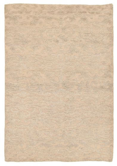 Indian Tangier 5'3" x 7'10" Hand-knotted Wool Rug 