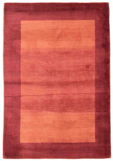 Indian Kashkuli Gabbeh 4'5" x 6'7" Hand Loomed Viscose Rug 