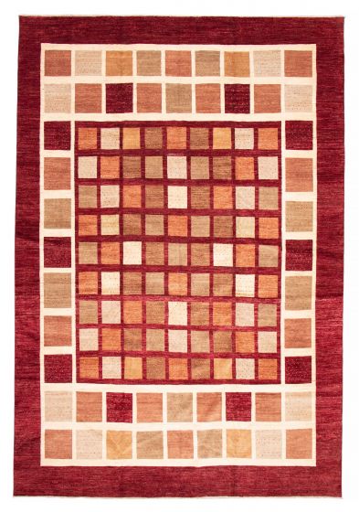 Pakistani Finest Peshawar Ziegler 12'0" x 17'5" Hand-knotted Wool Rug 