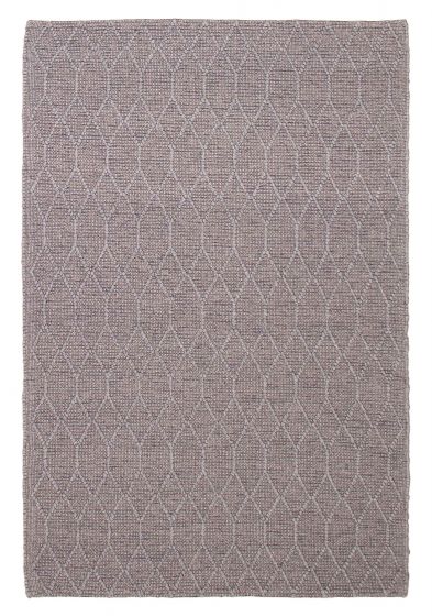 Indian Sienna 6'1" x 9'1" Braid weave Wool Rug 
