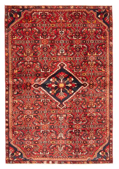 Persian Style 3'11" x 6'0" Hand-knotted Wool Rug 