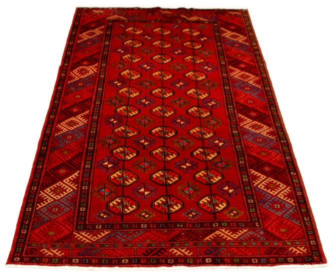Turkish Ottoman Vintage 5'0" x 10'0" Hand-knotted Wool Rug 