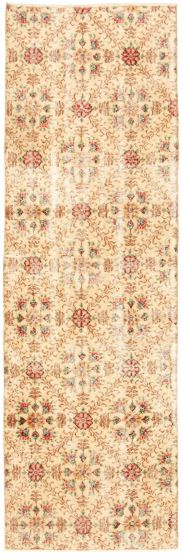 Turkish Melis Vintage 3'0" x 9'9" Hand-knotted Wool Rug 