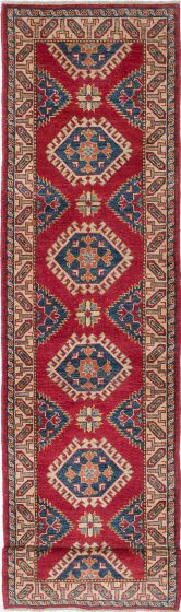 Afghan Finest Ghazni 2'8" x 11'0" Hand-knotted Wool Rug 