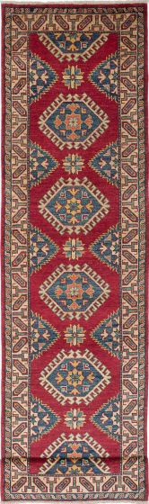 Afghan Finest Ghazni 2'7" x 10'8" Hand-knotted Wool Rug 