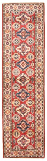 Afghan Finest Ghazni 2'8" x 9'10" Hand-knotted Wool Rug 