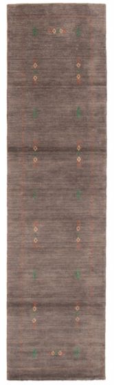 Indo Gabbeh 2'6" x 9'8" Hand Loomed Wool Rug 