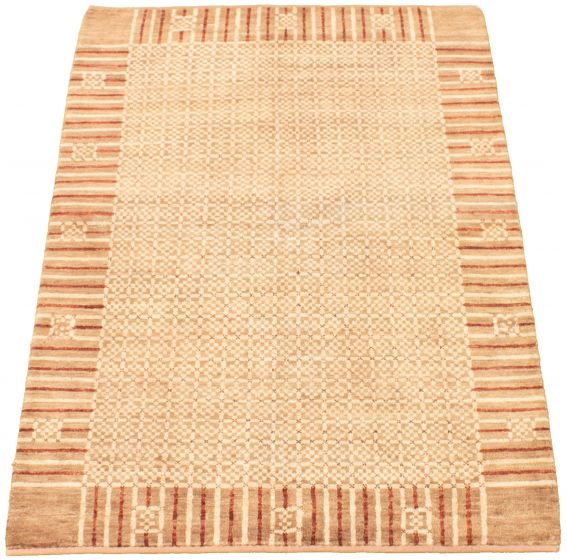 Pakistani Peshawar Ziegler 4'3" x 6'4" Hand-knotted Wool Rug 