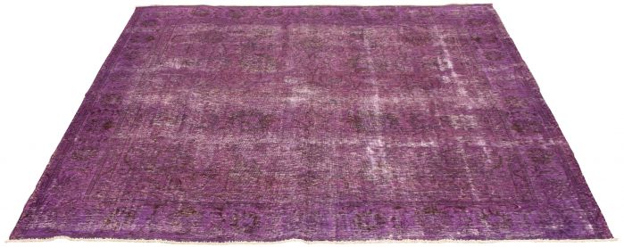 Turkish Color Transition 8'10" x 9'10" Hand-knotted Wool Rug 