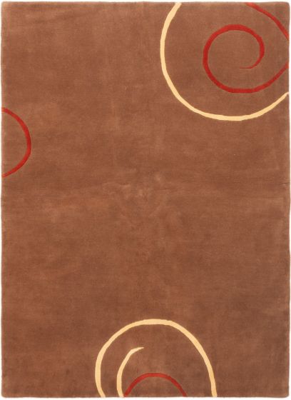 Nepal Opulence 5'6" x 7'6" Hand-knotted Wool Rug 