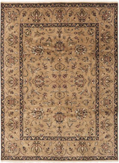 Indian Finest Agra Jaipur 8'6" x 11'6" Hand-knotted Wool Rug 