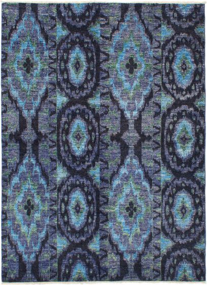 Indian Shalimar 6'0" x 8'3" Hand-knotted Wool Rug 