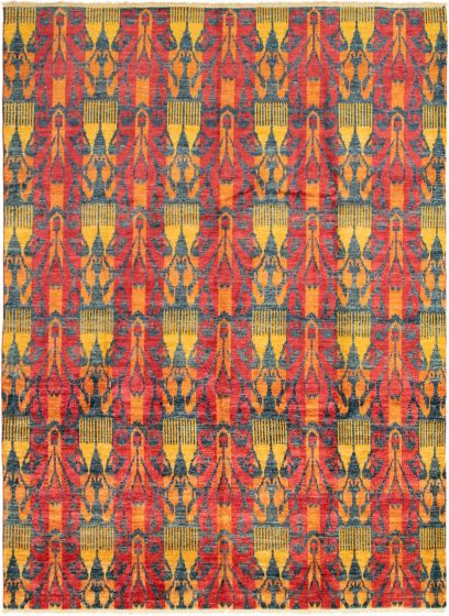 Indian Shalimar 8'10" x 12'0" Hand-knotted Wool Rug 