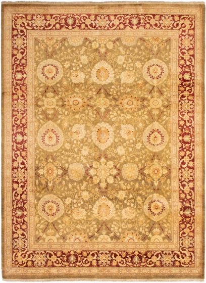 Pakistani Peshawar Oushak 10'0" x 13'10" Hand-knotted Wool Rug 