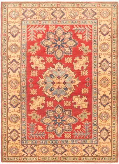 Afghan Finest Ghazni 4'9" x 6'6" Hand-knotted Wool Rug 