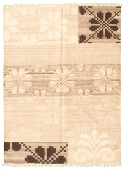 Turkish Ankara FW 5'7" x 7'10" Flat-Weave Wool Kilim 