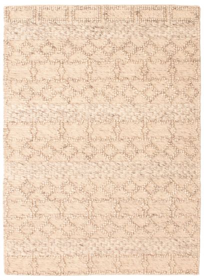 Tapis sienna 5'2" x 7'3" en laine torsadée