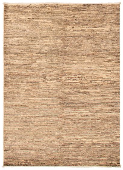 Pakistani Pak Finest Gabbeh 5'5" x 7'7" Hand-knotted Wool Rug 