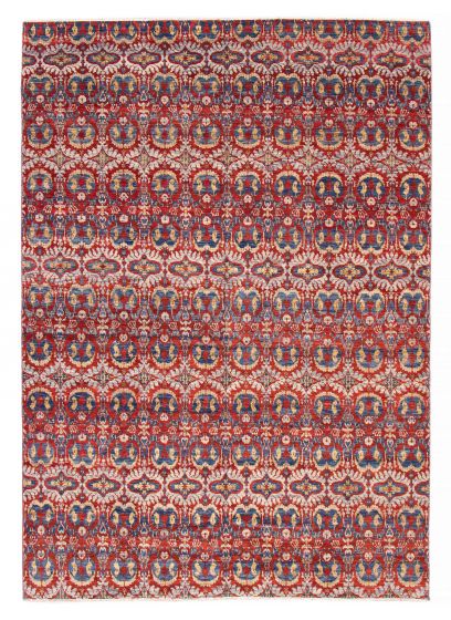 Indian Mystique 9'11" x 13'9" Hand-knotted Wool Rug 