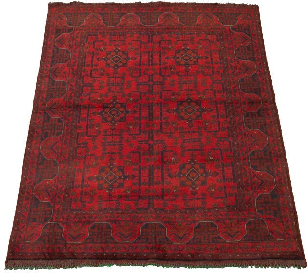 Afghan Finest Khal Mohammadi 4'11" x 6'4" Hand-knotted Wool Rug 