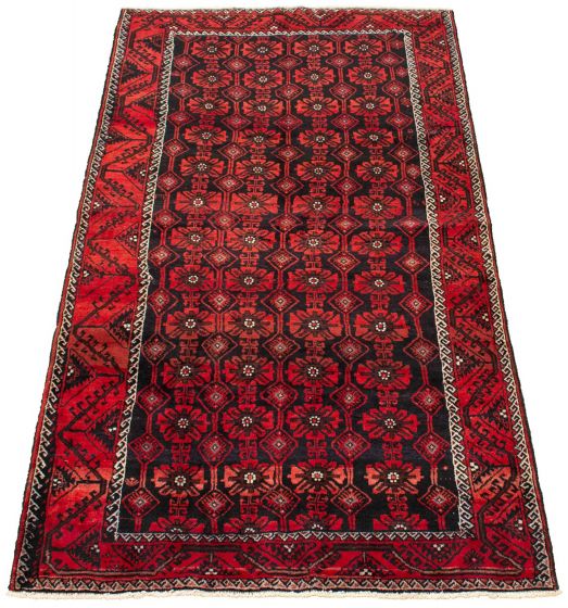 Persian Style 5'1" x 9'2" Hand-knotted Wool Rug 