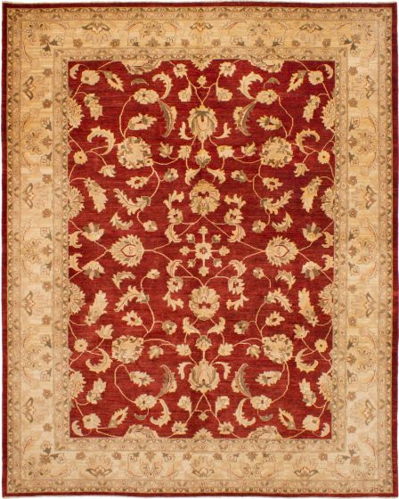 Afghan Chobi Finest 9'3" x 11'6" Hand-knotted Wool Rug 