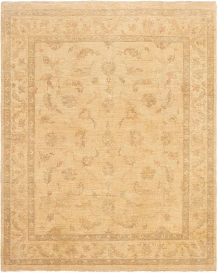 Pakistani Peshawar Oushak 7'10" x 9'9" Hand-knotted Wool Rug 