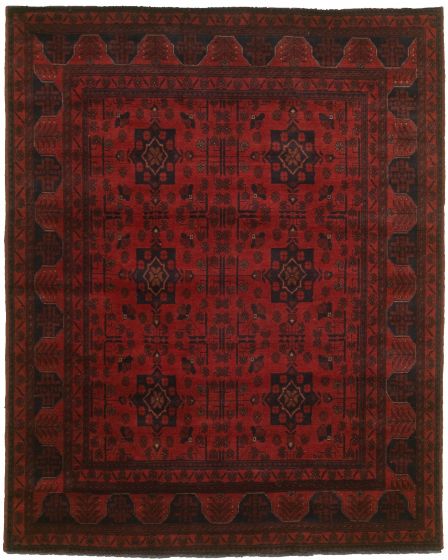 Afghan Finest Khal Mohammadi 5'0" x 6'4" Hand-knotted Wool Rug 