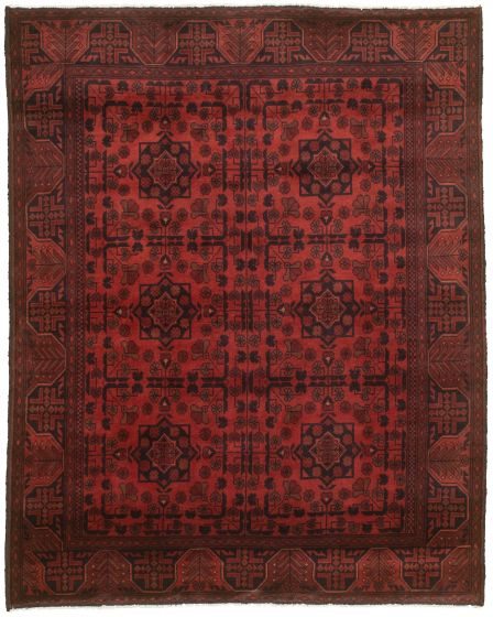 Afghan Finest Khal Mohammadi 4'11" x 6'3" Hand-knotted Wool Rug 