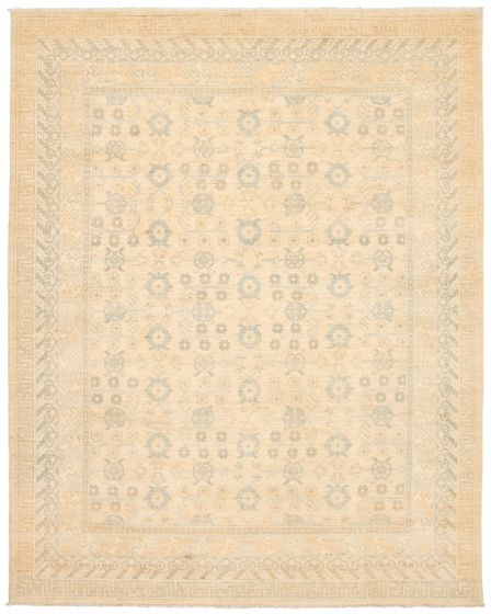 Pakistani 18 Of 20 Pak Finest Mamluk 7'11" x 9'10" Hand-knotted Wool Rug 