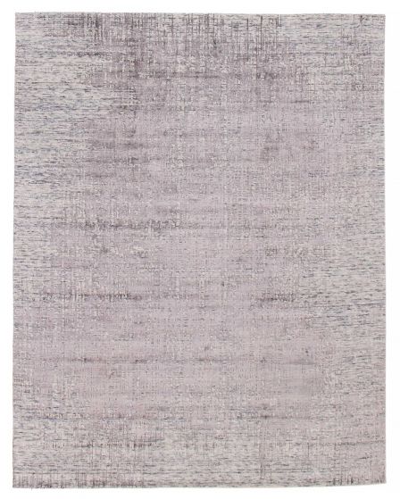 Indian Loreto 8'0" x 10'1" Hand-knotted Silk, Wool Rug 
