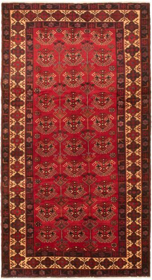 Persian Style 5'3" x 9'11" Hand-knotted Wool Rug 