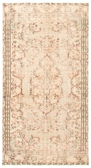 Turkish Melis Vintage 4'3" x 8'1" Hand-knotted Wool Rug 