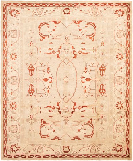 Afghan Chobi Finest 8'0" x 9'10" Hand-knotted Wool Rug 